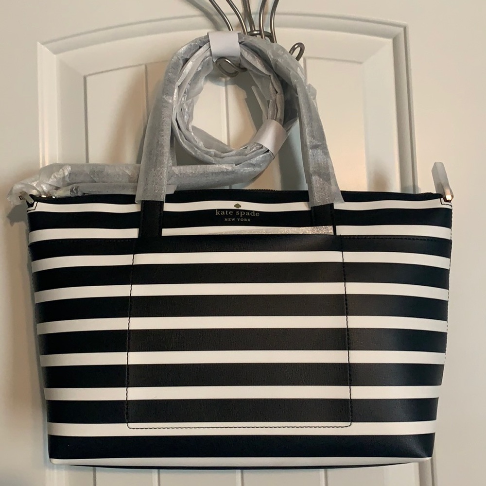 Kate Spade Patrice Sailing Stripe Satchel